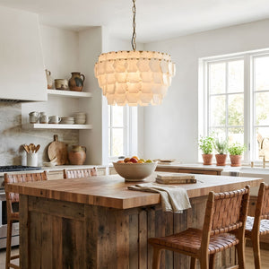 Hexa Cloud Alabaster Pendant Light