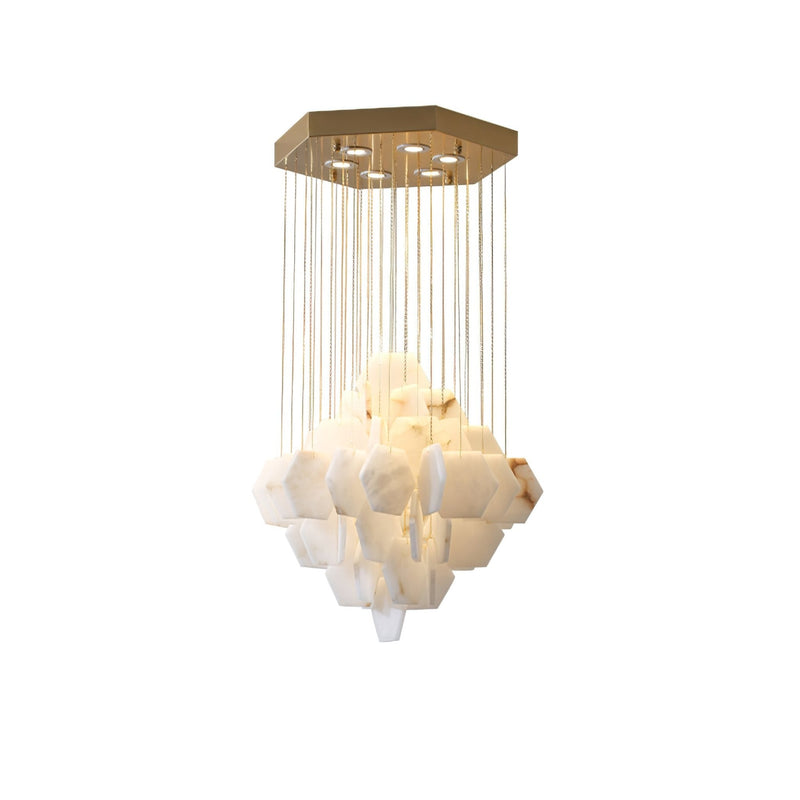 Hexa Alabaster Cascade Chandelier – detail 24