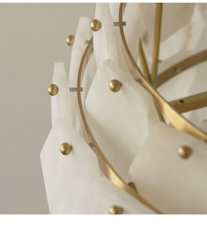 Hexa Cloud Alabaster Pendant Light