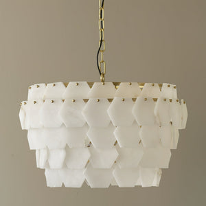 Hexa Cloud Alabaster Pendant Light