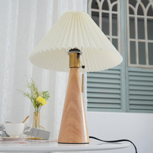 Hokie Wood Table Lamp 13.7″- 18.8″