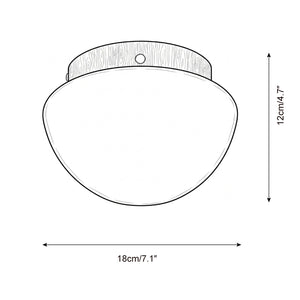Honeyed Dome Ceiling Lamp
