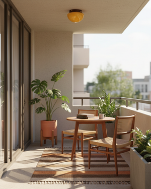 Honeyed Dome Ceiling Lamp