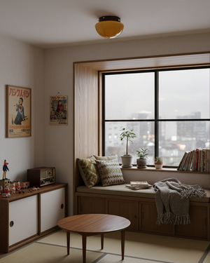 Honeyed Dome Ceiling Lamp