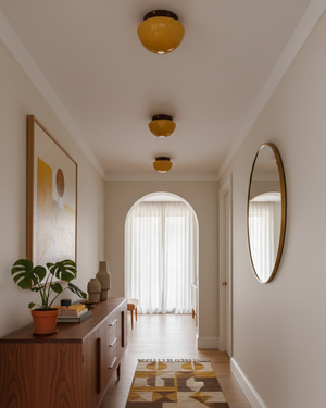 Honeyed Dome Ceiling Lamp