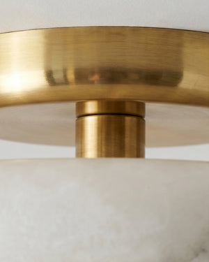 Honeylite Alabaster Flush Mount