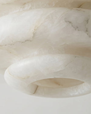 Honeylite Alabaster Flush Mount