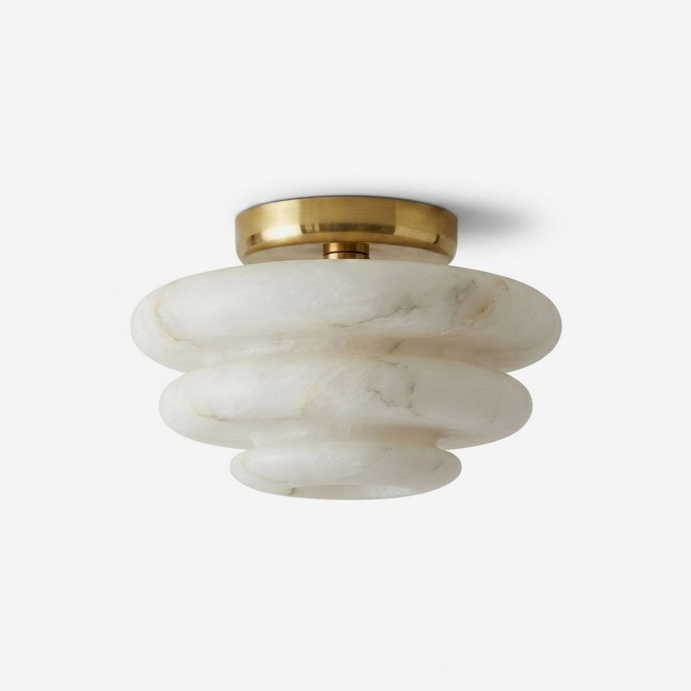 Honeylite Alabaster Flush Mount