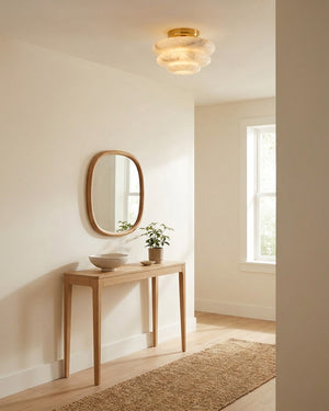 Honeylite Alabaster Flush Mount