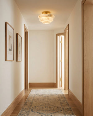 Honeylite Alabaster Flush Mount