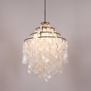 Round Shell Chandelier