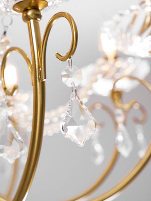 Imperial Pearl Crystal Chandelier