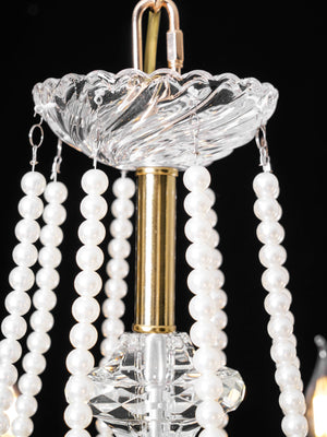 Imperial Pearl Crystal Chandelier