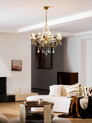 Imperial Pearl Crystal Chandelier