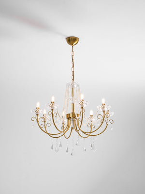 Imperial Pearl Crystal Chandelier