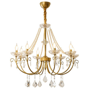 Imperial Pearl Crystal Chandelier