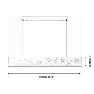 Inlaid Constellation Chandelier