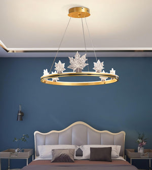 Ion Leaf Chandelier