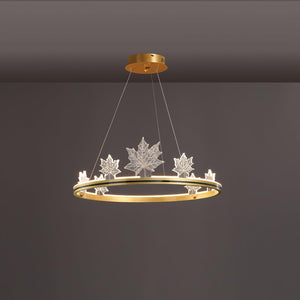 Ion Leaf Chandelier