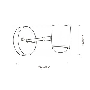 Iridescent Beam Wall Lamp