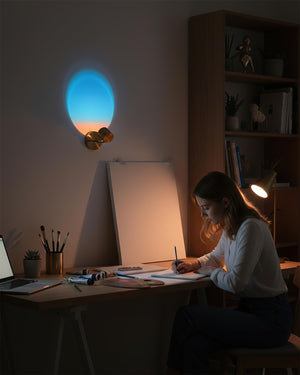 Iridescent Beam Wall Lamp