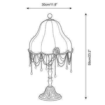 Ismerelle Table Lamp — Dimension drawings 1