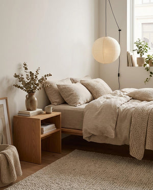 Japanese Paper Swag Pendant Light