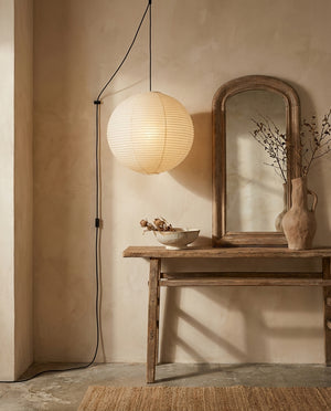 Japanese Paper Swag Pendant Light