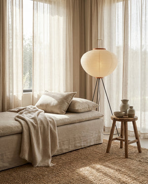 Japanese Rice Paper Floor Lamp