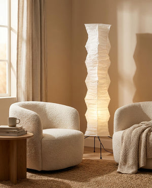 Japanese Rice Paper Floor Lamp