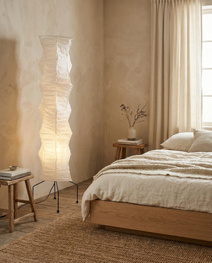 Japanese Rice Paper Floor Lamp