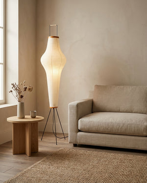 Japanese Rice Paper Floor Lamp