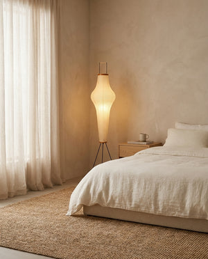 Japanese Rice Paper Floor Lamp
