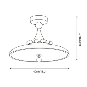 Jubilo Semi-Flush Mount