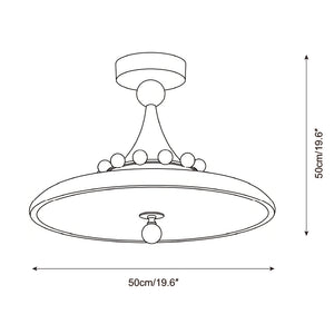 Jubilo Semi-Flush Mount