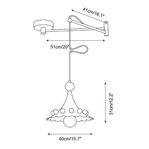 Jubilo Swing Arm Pendant Lamp