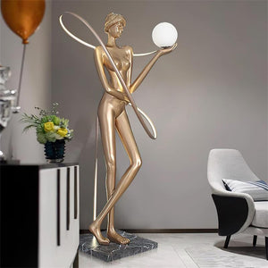 Julie Goddess Sculpture Floor Lamp