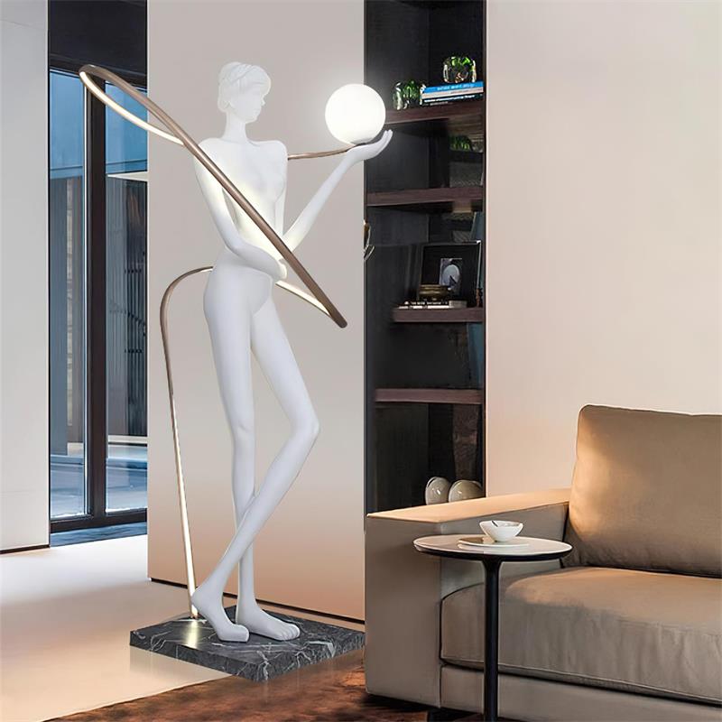 Julie Goddess Sculpture Floor Lamp