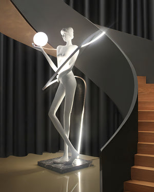 Julie Goddess Sculpture Floor Lamp