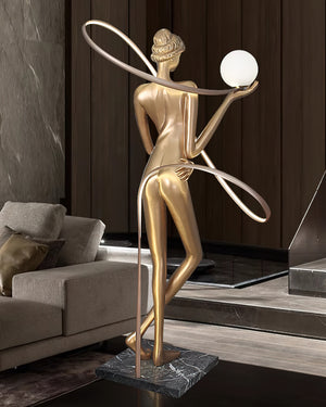 Julie Goddess Sculpture Floor Lamp