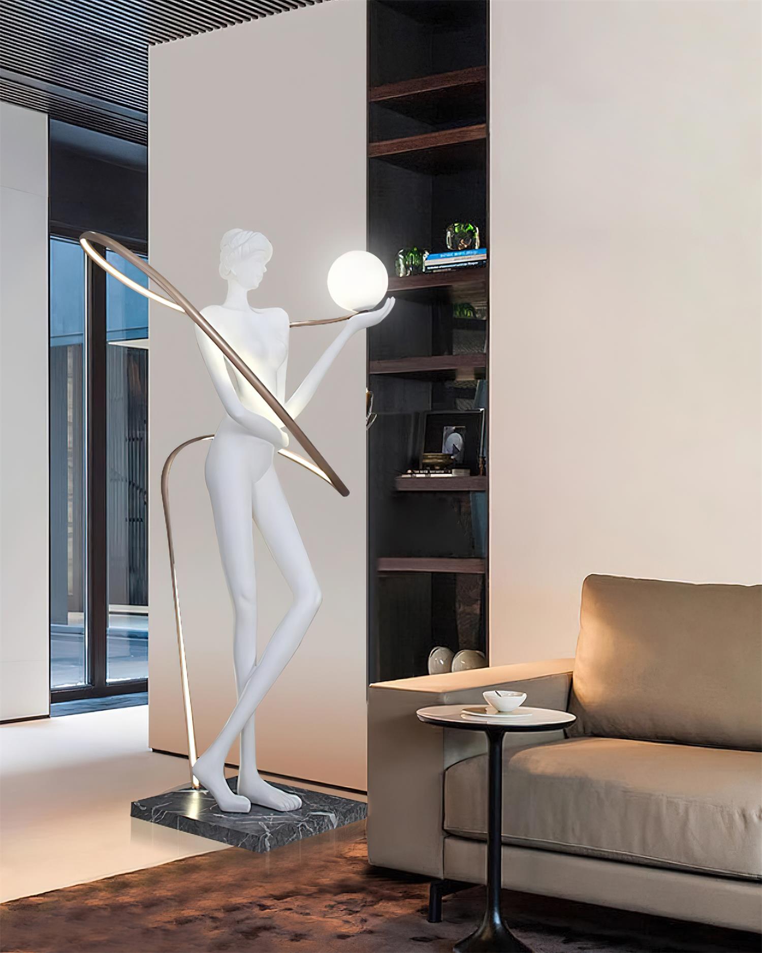 Julie Goddess Sculpture Floor Lamp