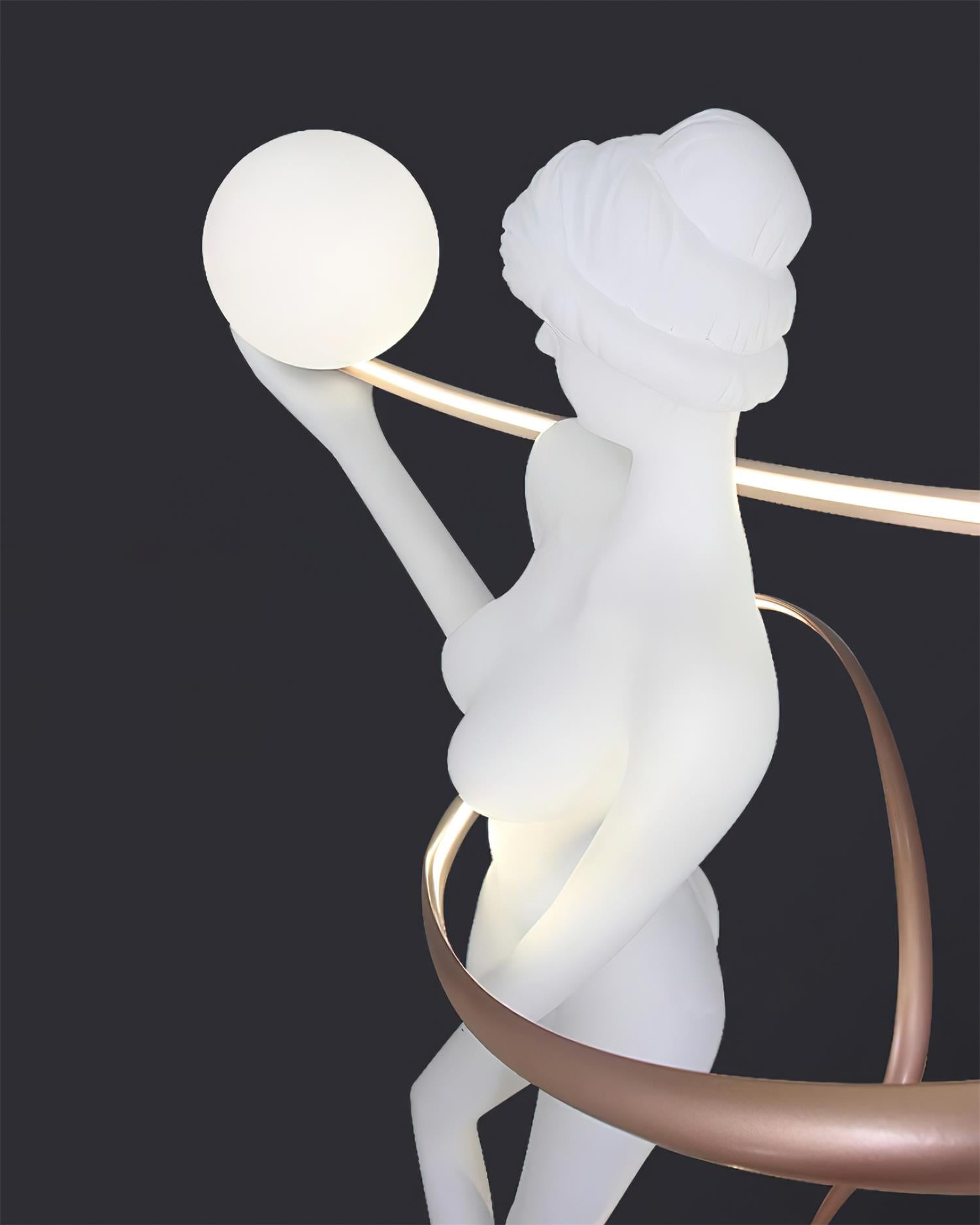 Julie Goddess Sculpture Floor Lamp