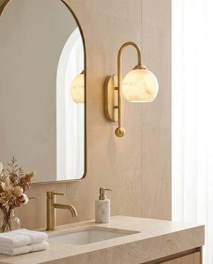 Juliet Alabaster Wall Sconce