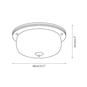 Justice Glass Ceiling Lamp