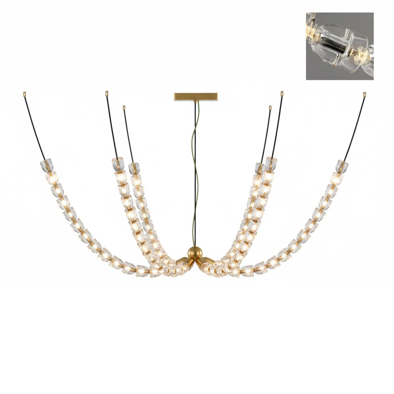 The Gabriel Branch LED Chandelier | Custom Size & Made-to-Order Lighting for Luxury Homes & Commercial Spaces – detail 21