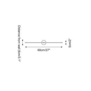 Kady Linear Disc Wall Lamp