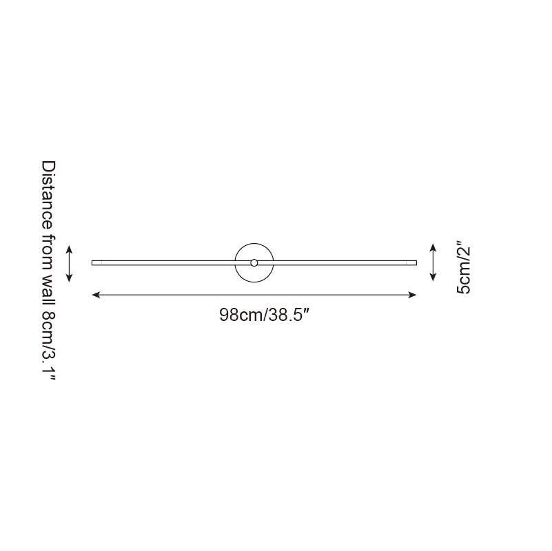 Kady Linear Disc Wall Lamp