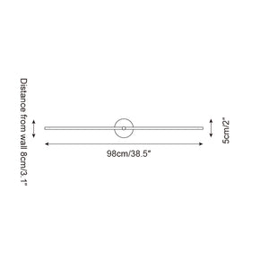 Kady Linear Disc Wall Lamp