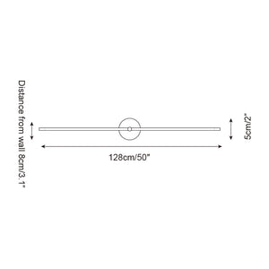 Kady Linear Disc Wall Lamp