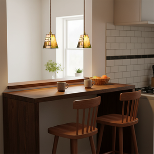 Kalco Glass Pendant Light